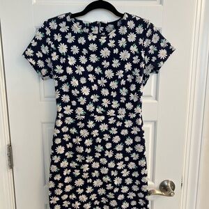 Old Navy Blue and White Sheath Mini Dress